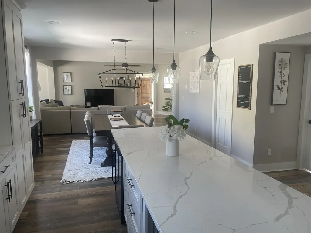 view from kitchen
