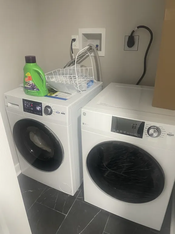 washer and dryer