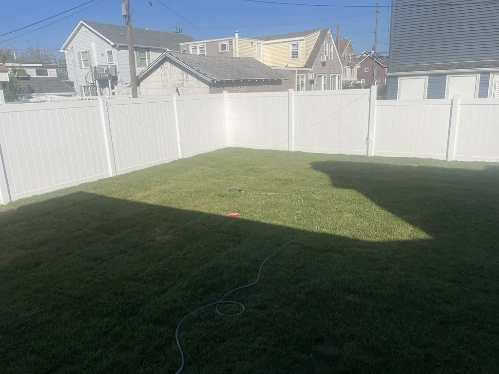 backyard before pool install