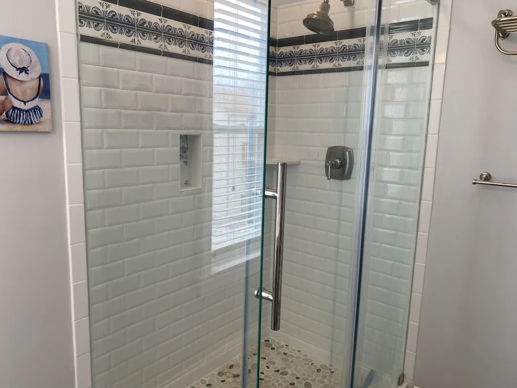 Primary bathroom shower