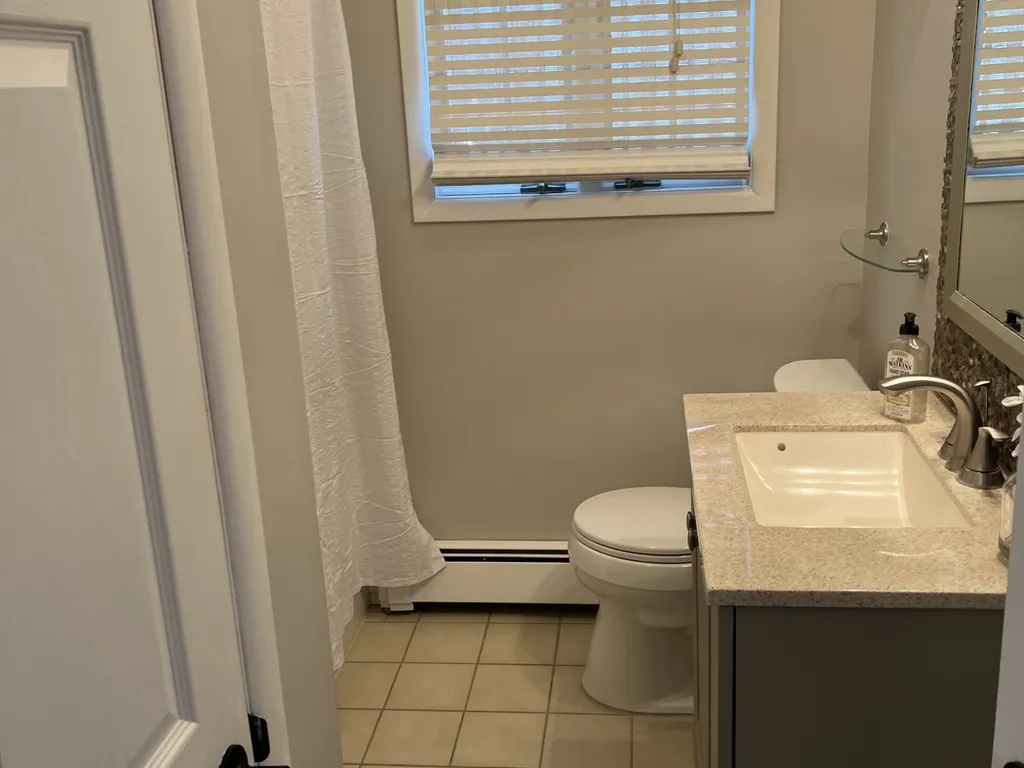 Full bathroom on first floor