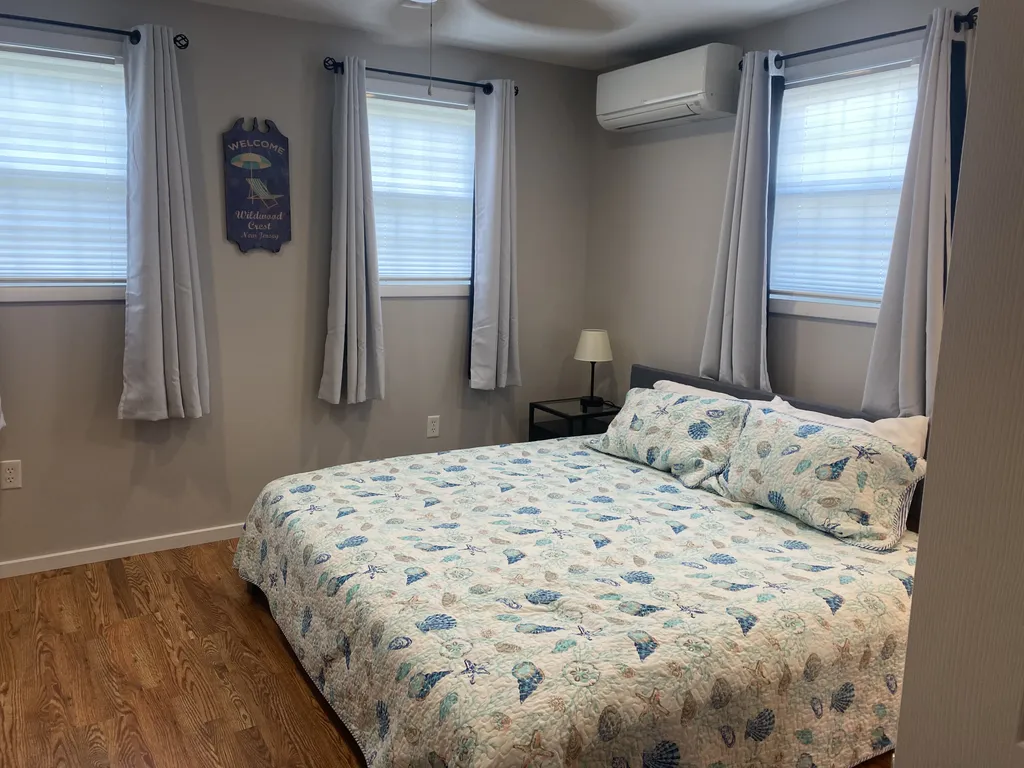 Master bedroom with king