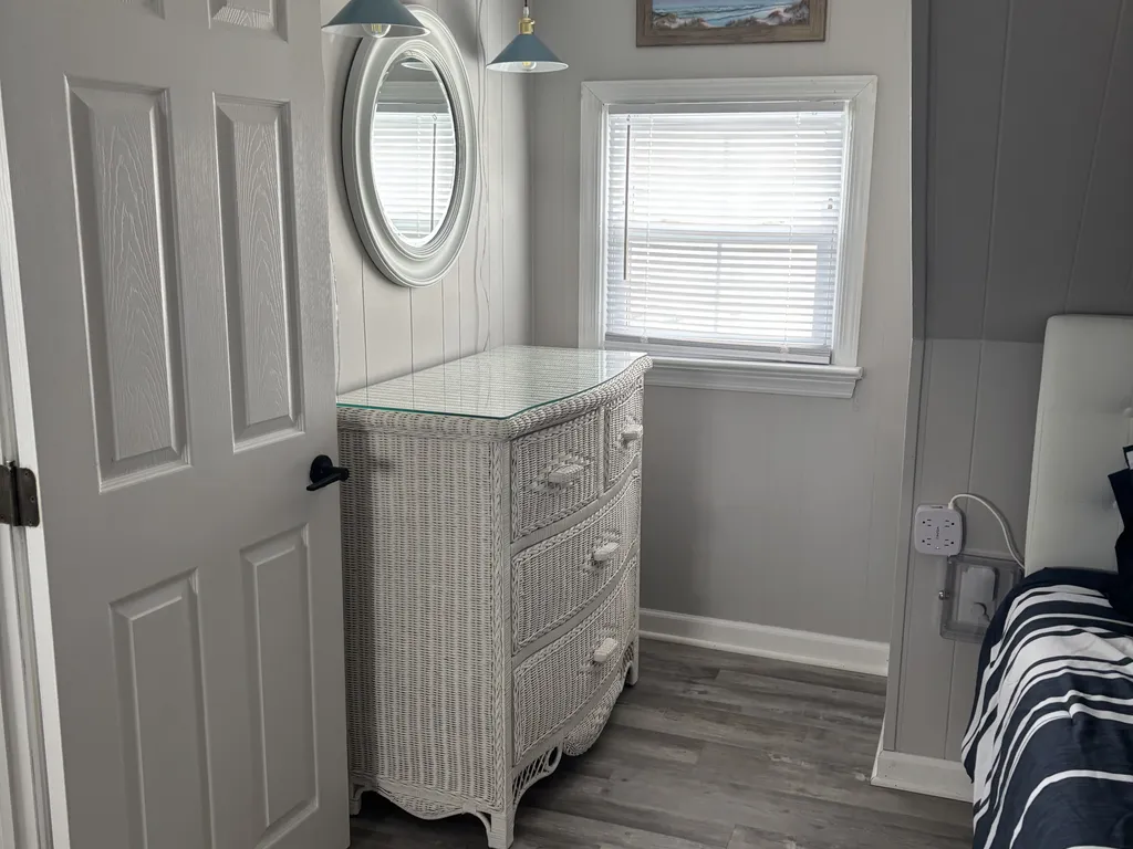 Upstairs next to twin bed