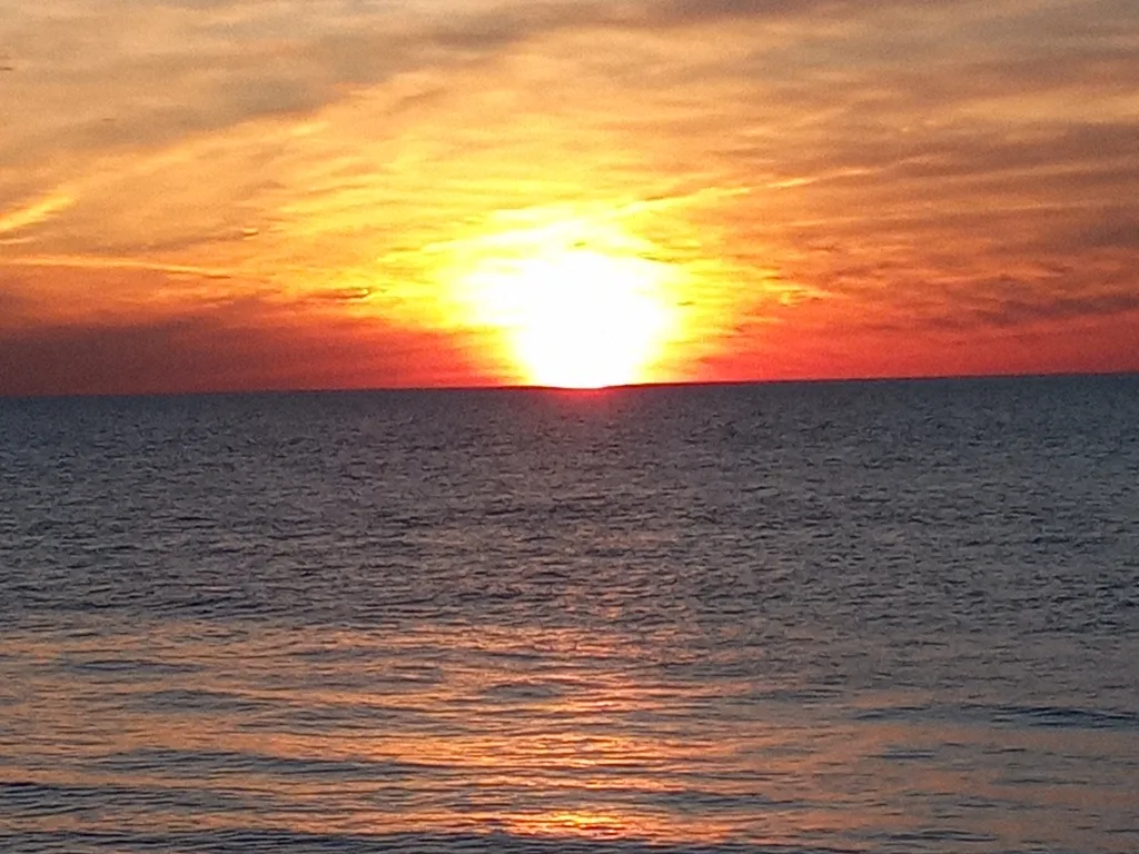 Beautiful Sunsets just minutes away at the Bay