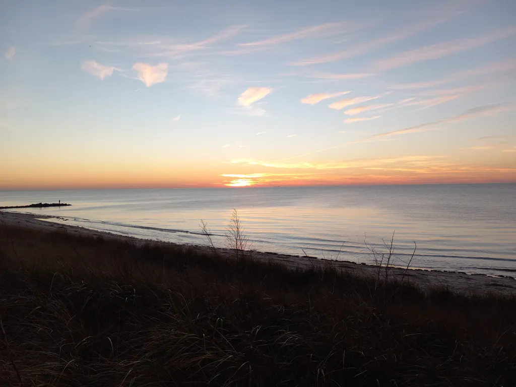 Sunsets are just minutes away
