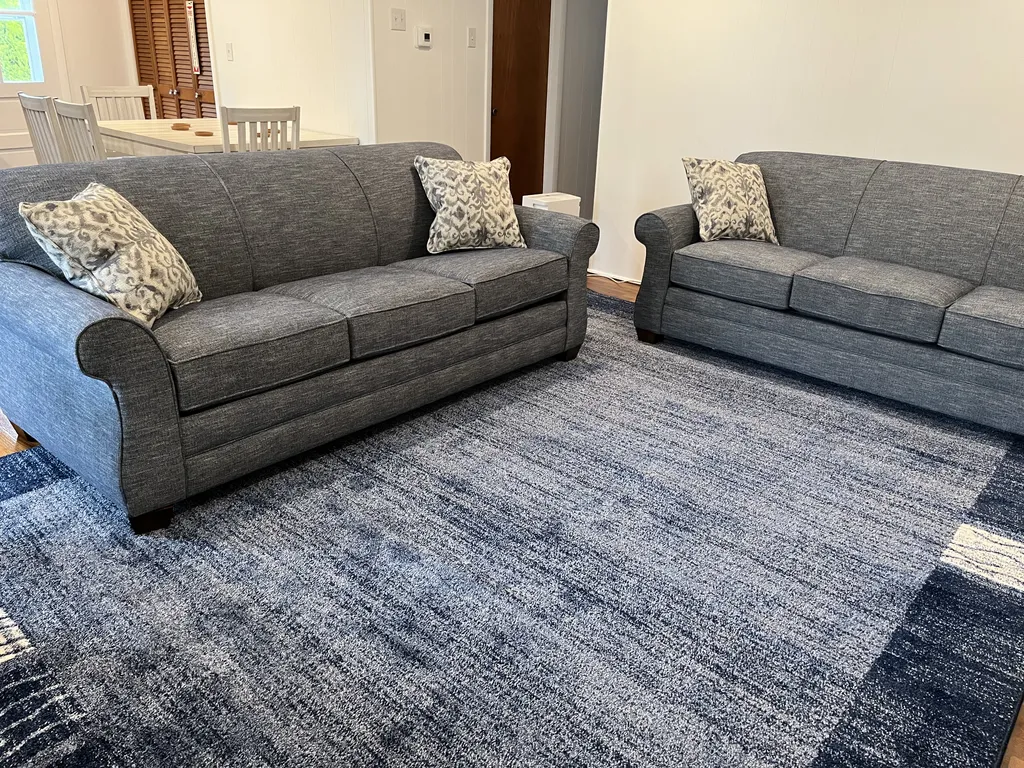 Living room including the sleeper sofa