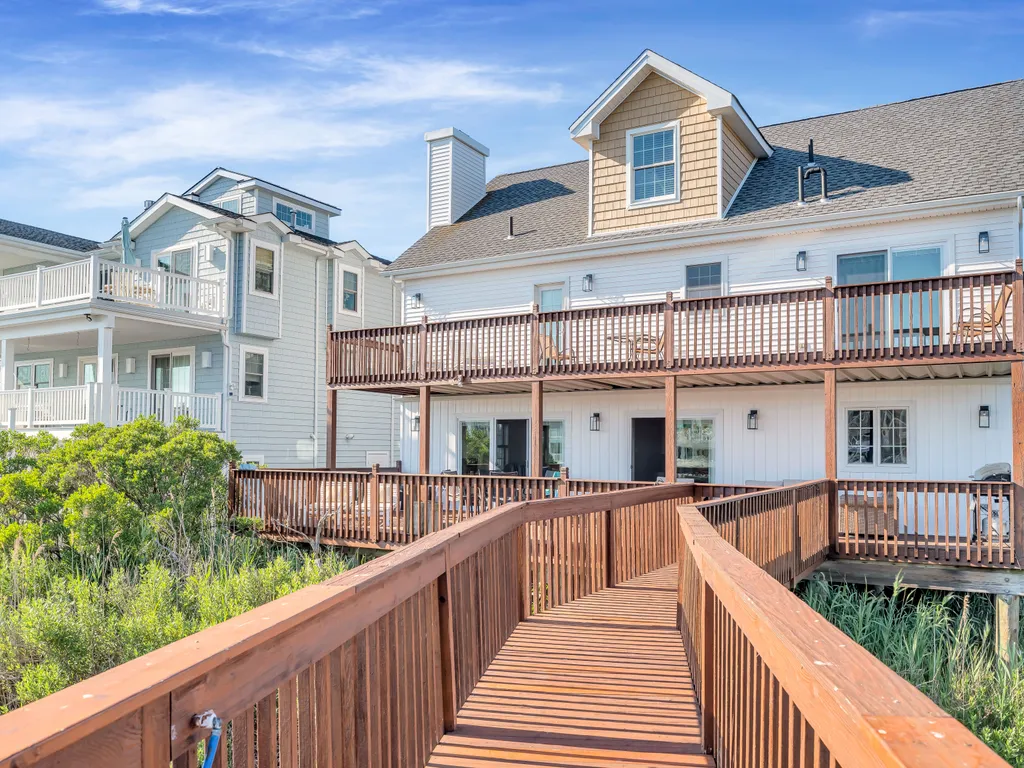 Enjoy brand new exterior decks (composite decking material)