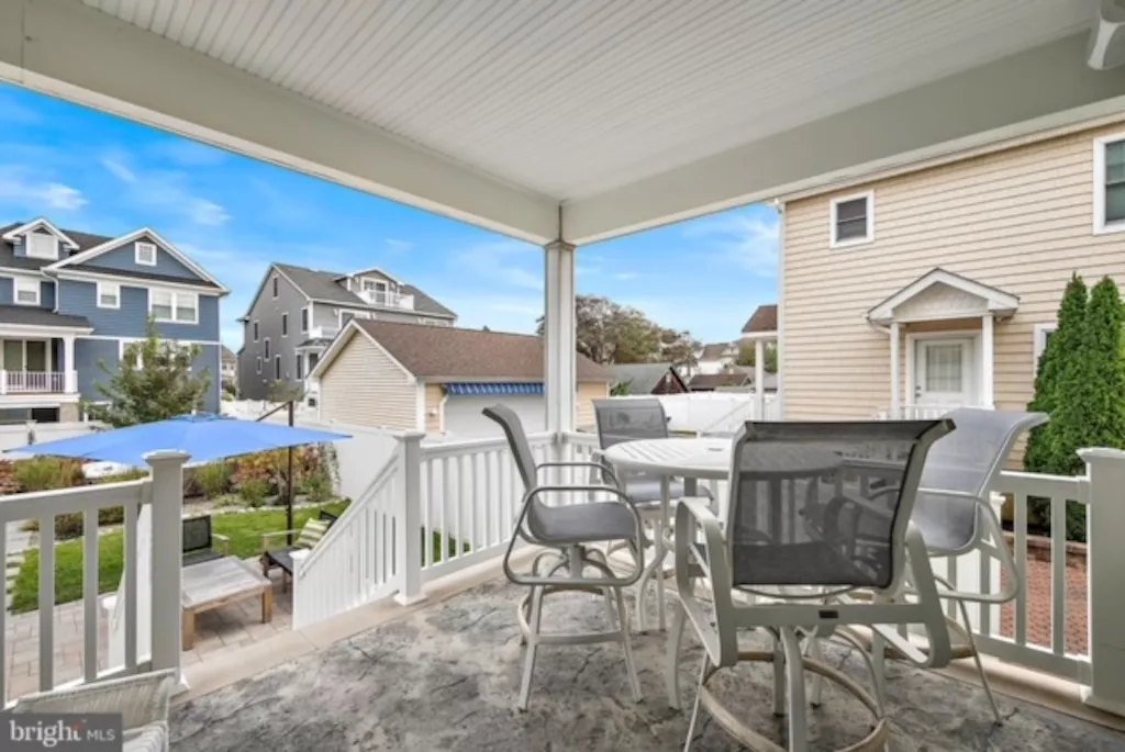 Back covered porch