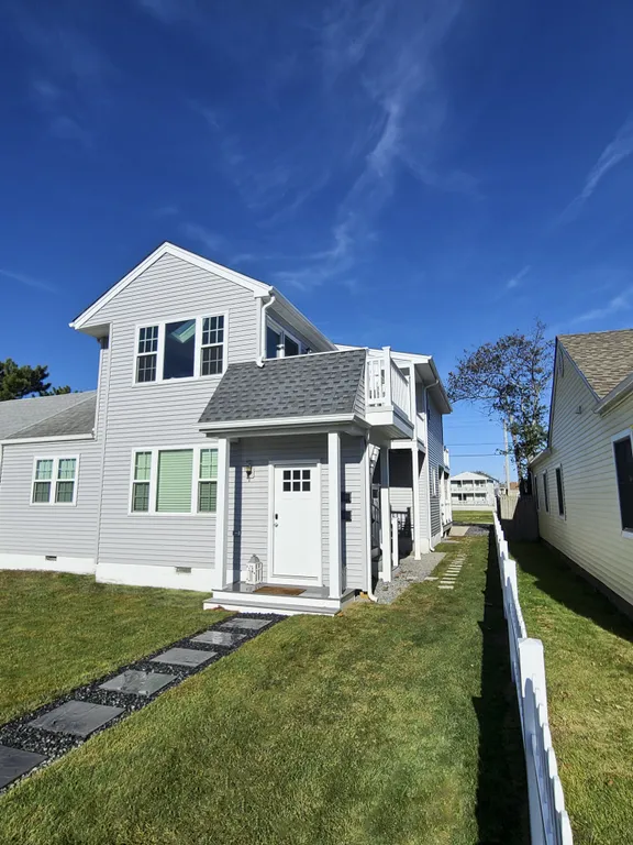 Front of house with side entrance