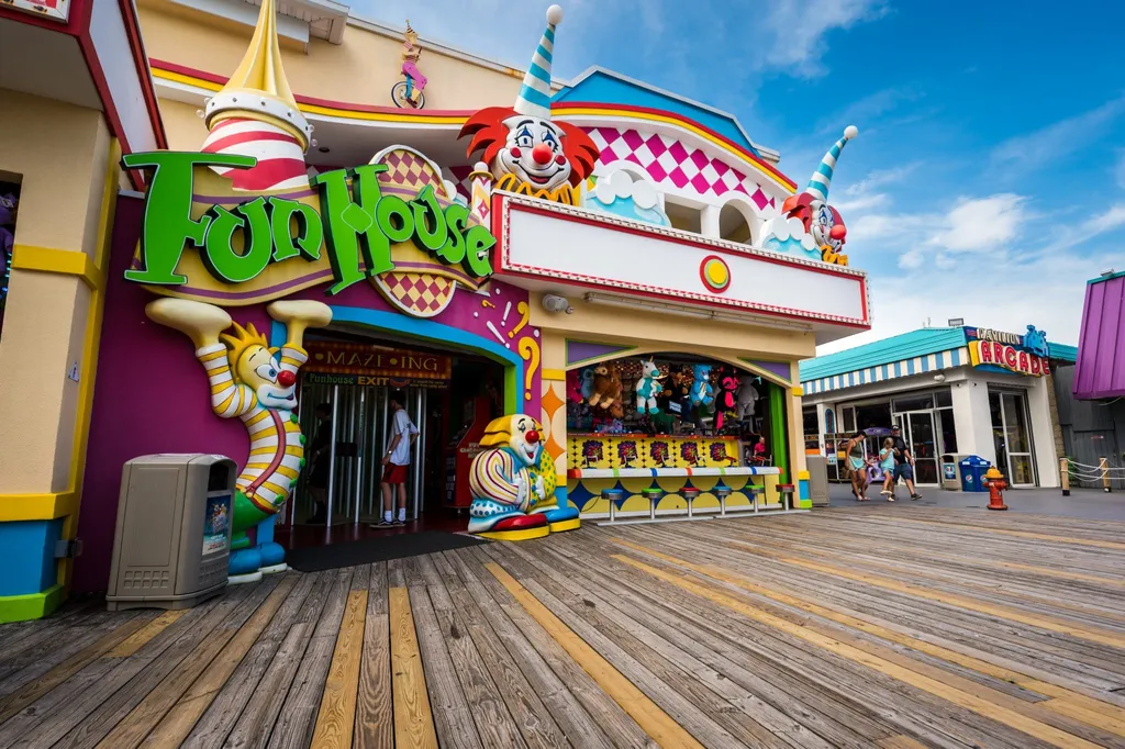 World famous point pleasant  Jenkinson's boardwalk, amusement park, aquarium, games, ice cream, mini golf &amp;amp; tiki bars!
