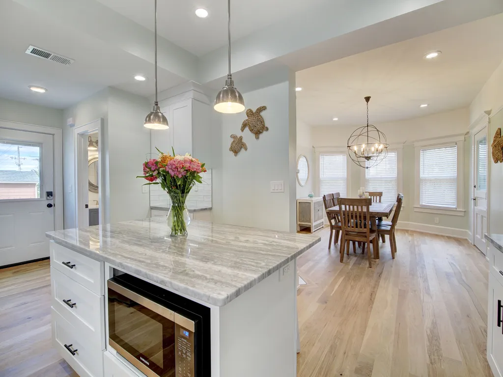 View from the Kitchen into the Dining room