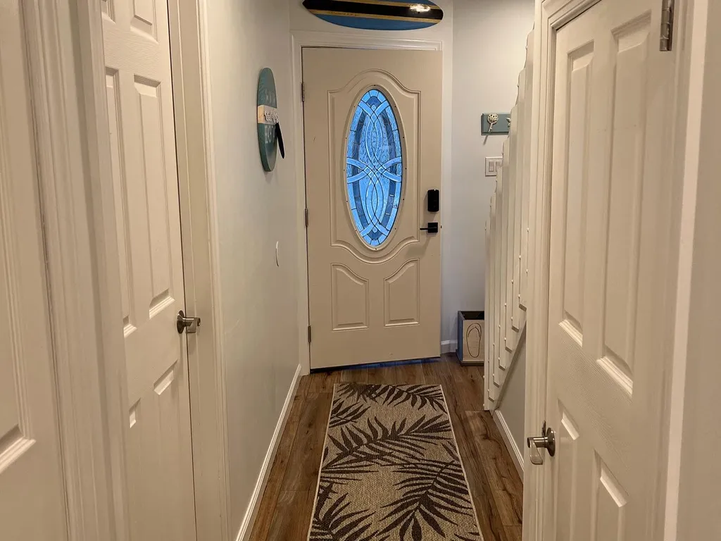 Updated entry hallway