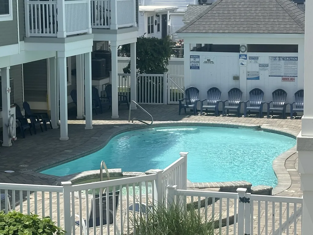 Pool View from Rear Deck