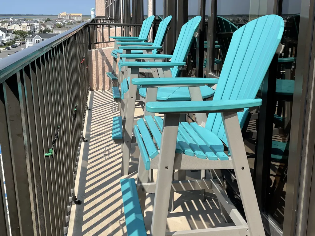 Enjoy your morning coffee on the deck