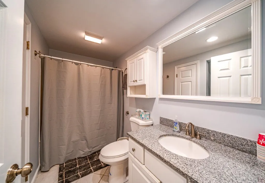 Hall Bathroom-Stack Wash/Dryer
