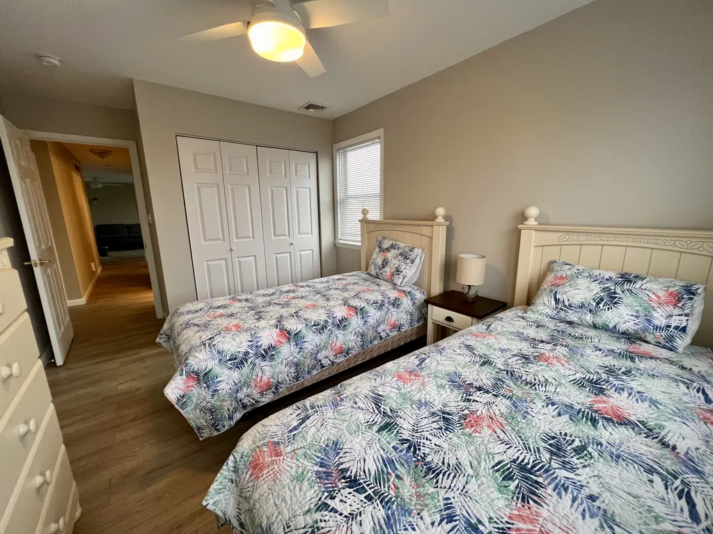 Two twin beds
