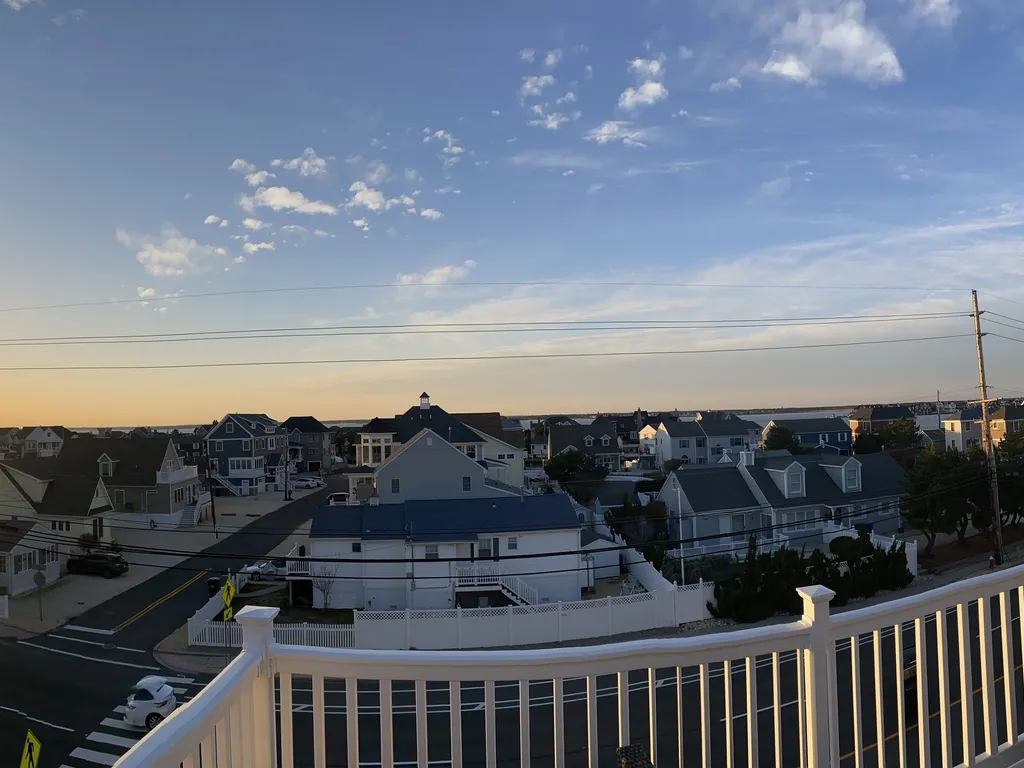 Bay Views and Sunset from Roof Top Deck