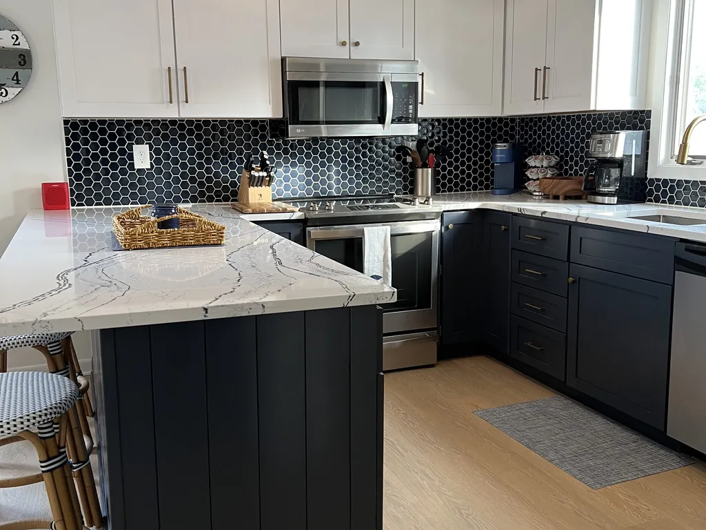 Kitchen- with breakfast bar