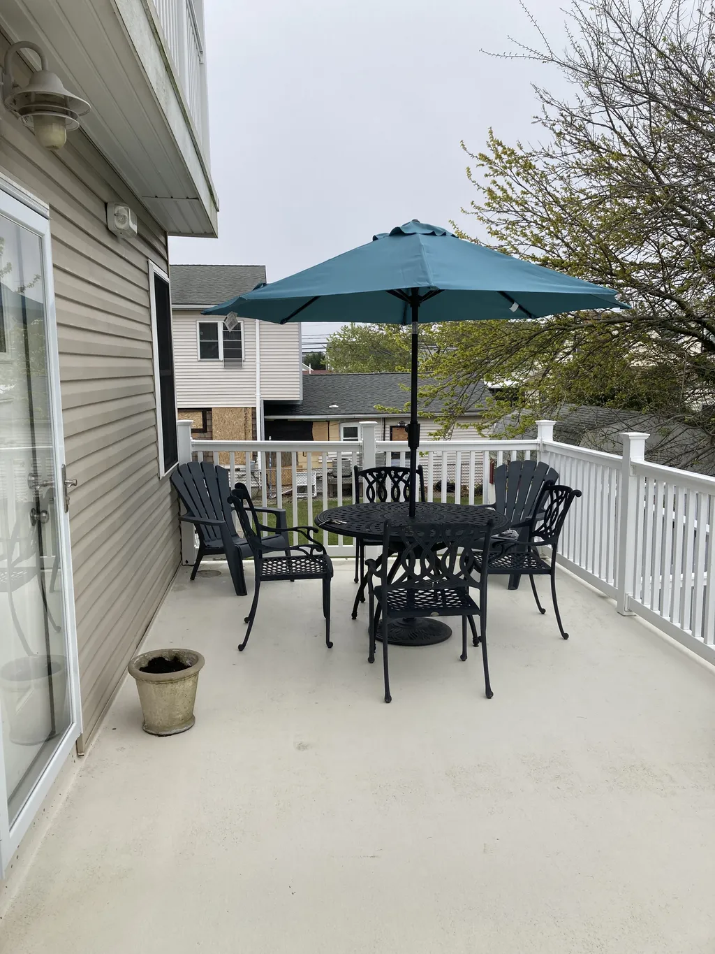  Our patio area in the rear of the unit