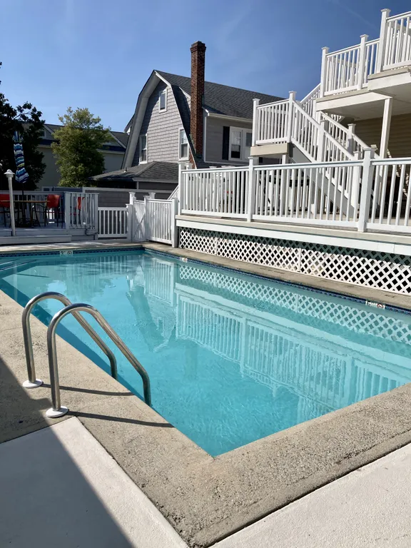 Very private pool in the rear of the property