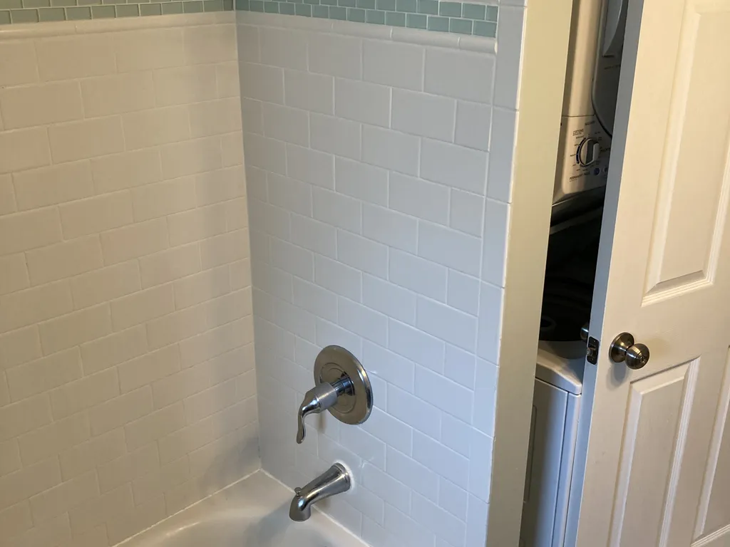 Center hall bathroom