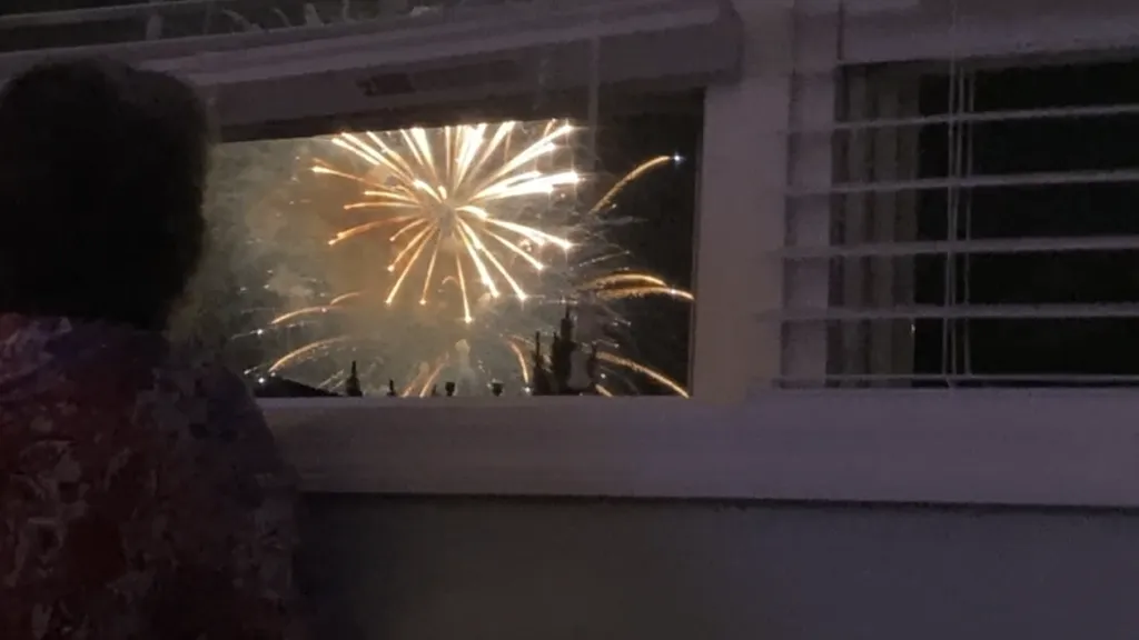 Every Friday night during the summer season Wildwood sets off a beautiful fireworks display at Ten o'clock  sharp complete with a grand finally (viewed from our living room windows)