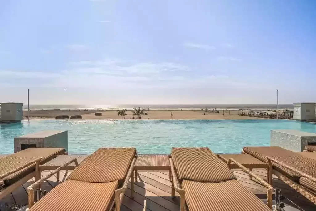 Infinity Pool with Beach View