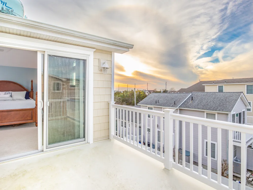 Enjoy the balcony from your bedroom.