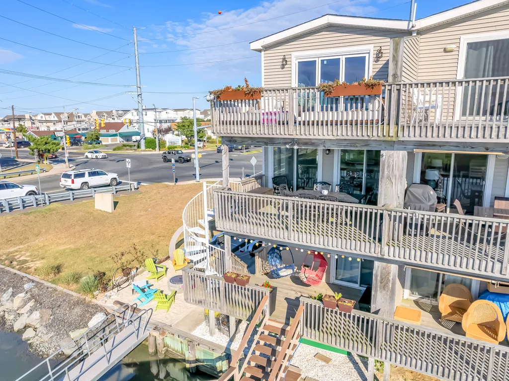 breathtaking bay views from furnished decks on each of the three levels of this home 