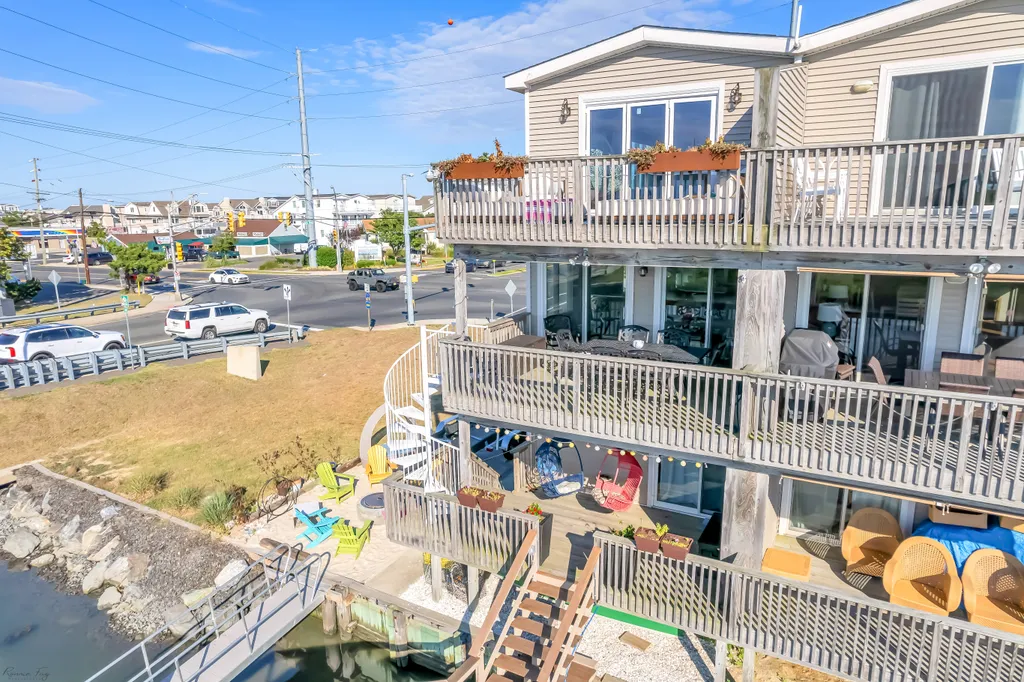 breathtaking bay views from furnished decks on each of the three levels of this home 