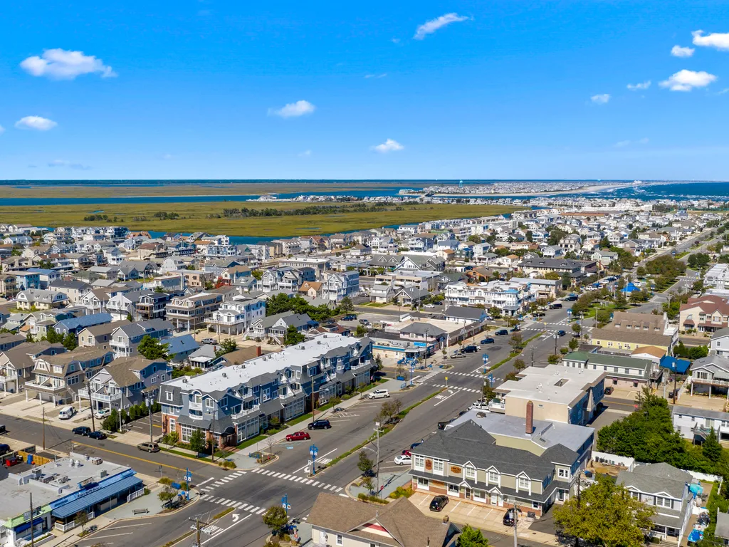 Aerial looking North
