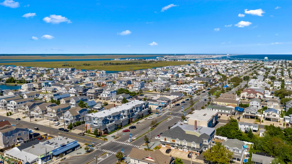 Aerial looking North