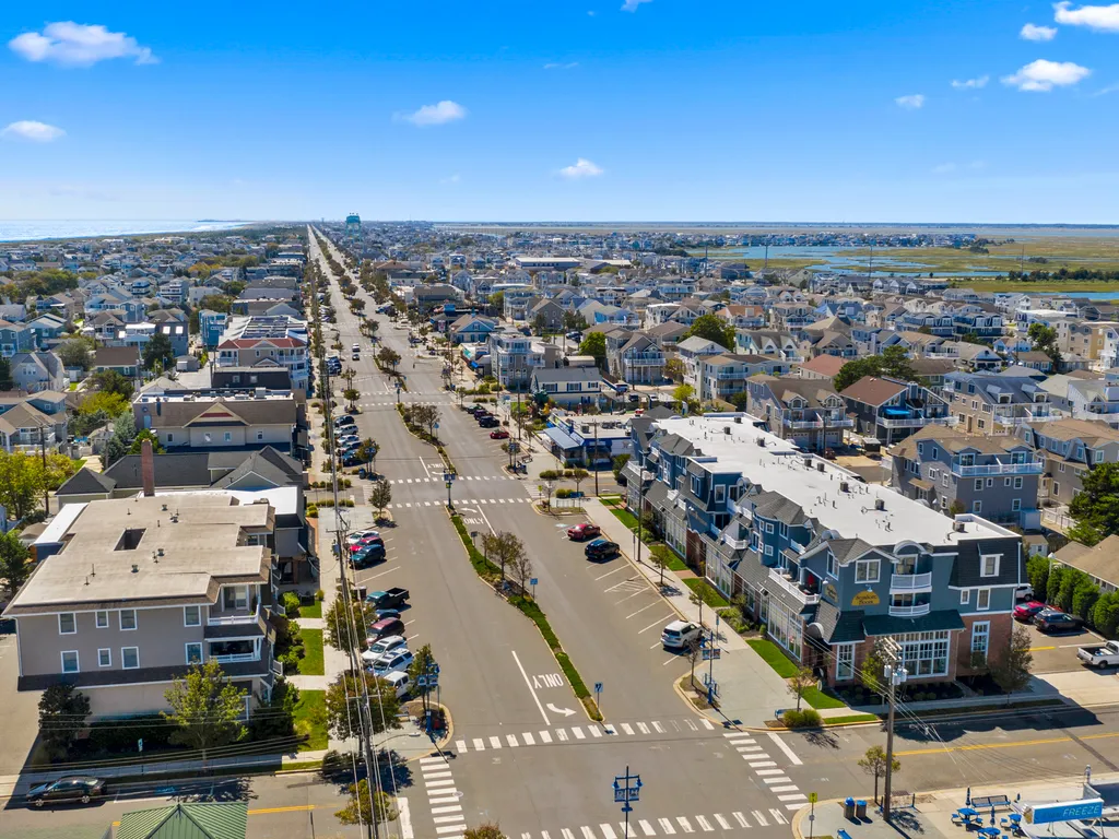 Aerial looking South