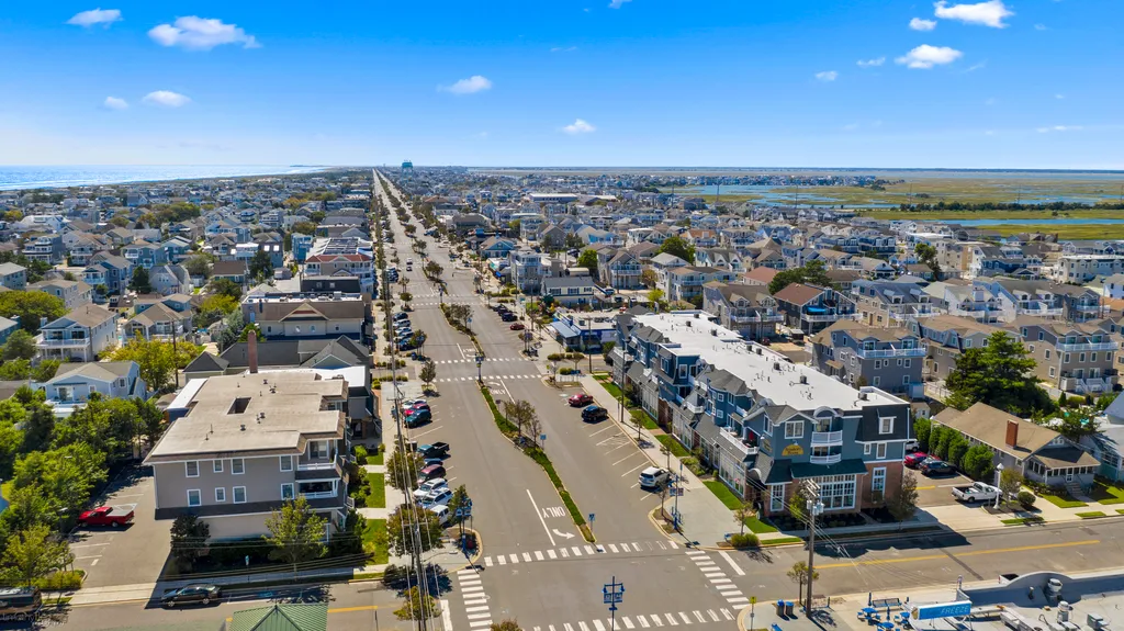 Aerial looking South