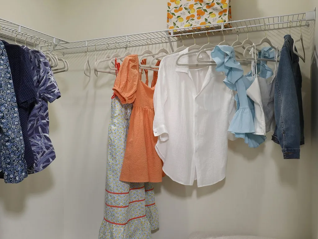 Master walk in closet