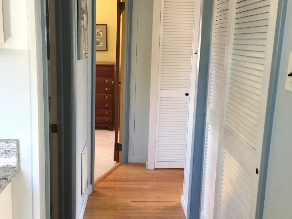 Hall from liv. rm to bedroomsms. 