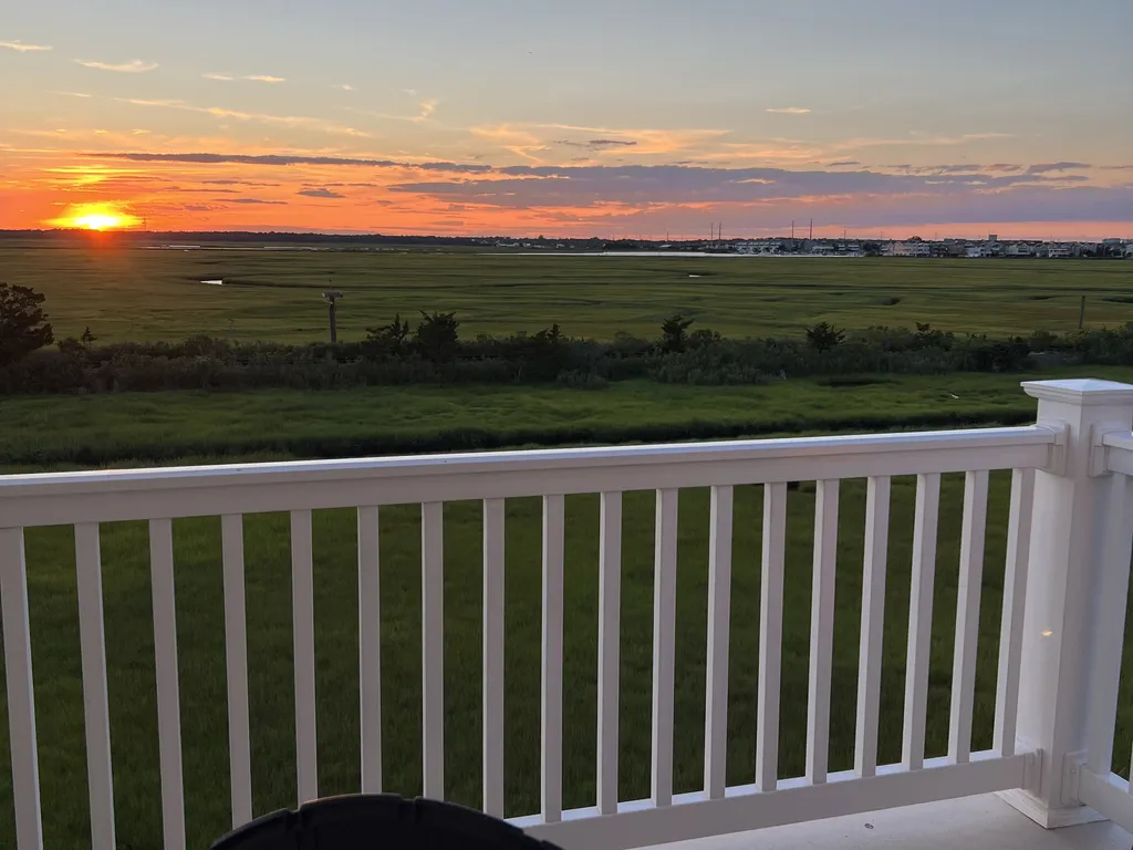 Spectacular sunsets from the back decks