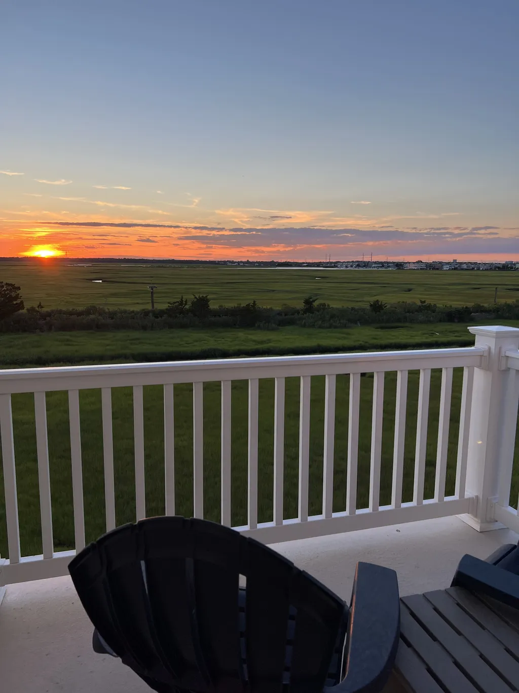 Spectacular sunsets from the back decks