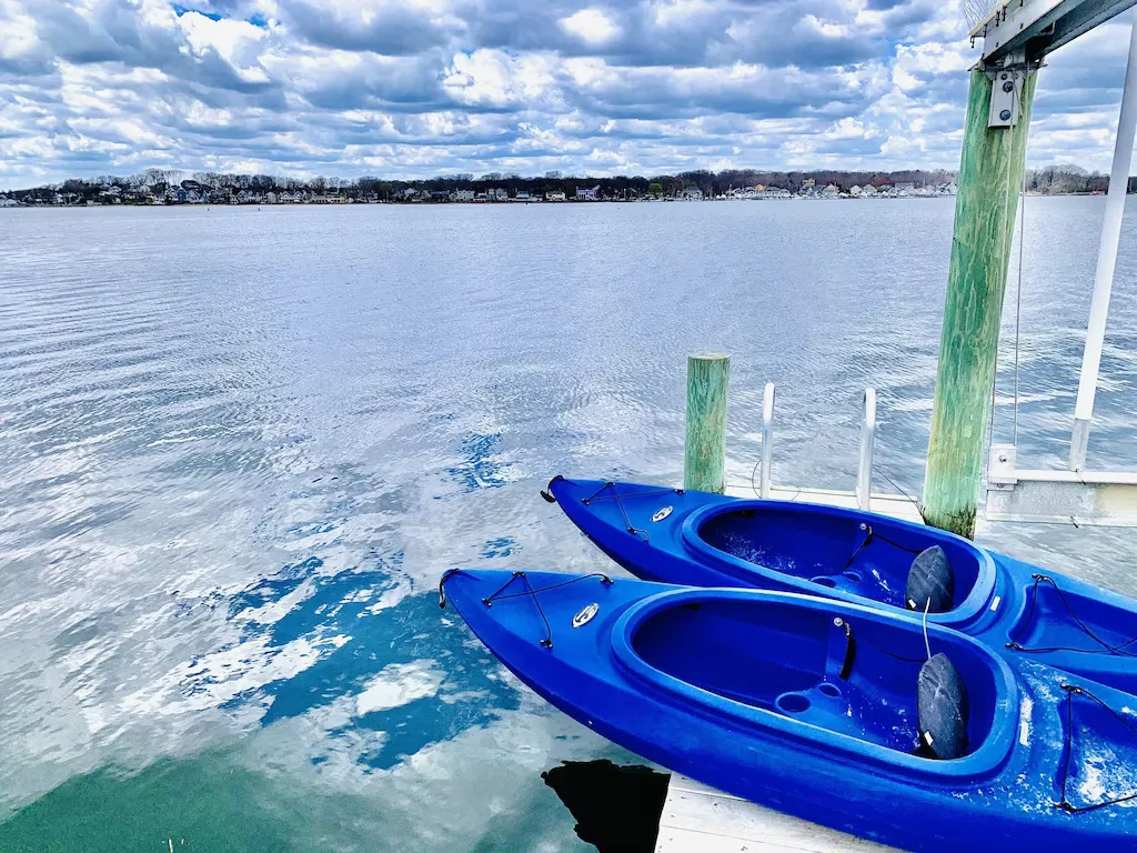 4 kayaks included with rental