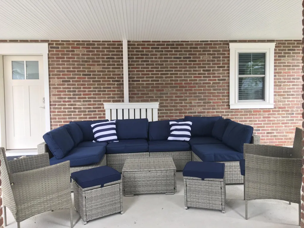 1st Floor cover front patio outside of Game Room/ 6th Bedroom
