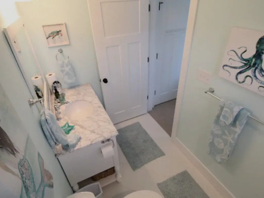 MB 2 raised marble sink