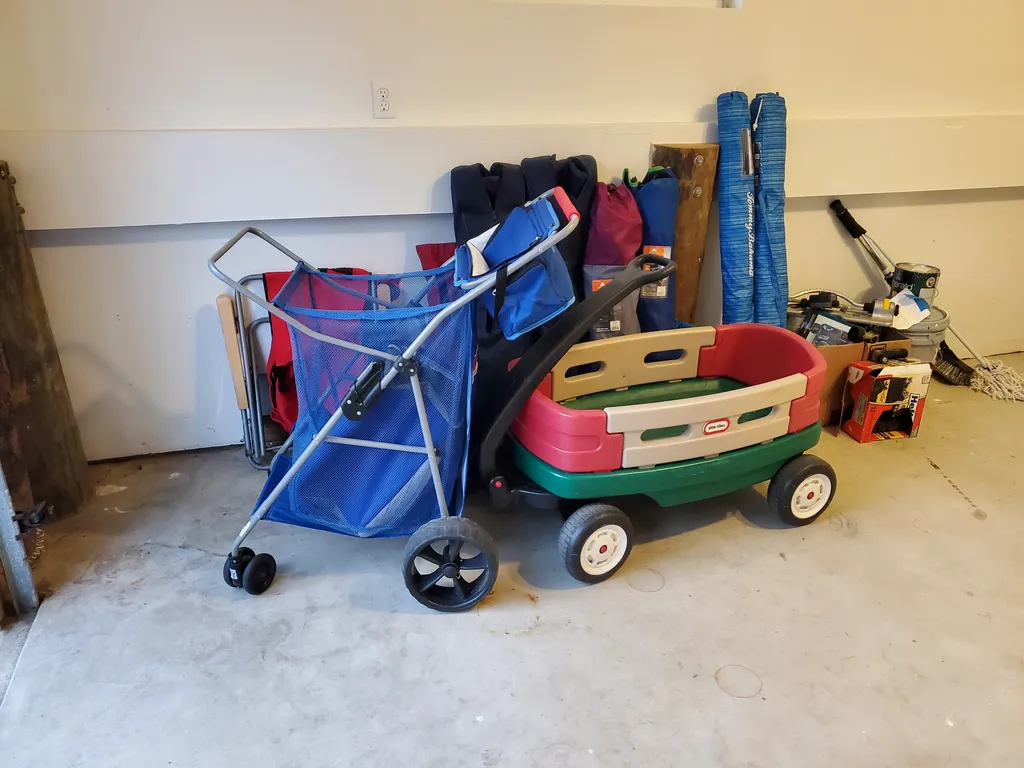 Beach Buggy, Chairs and Umbrella
