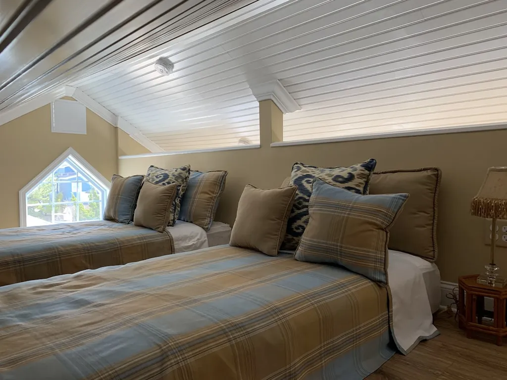 Two twin beds