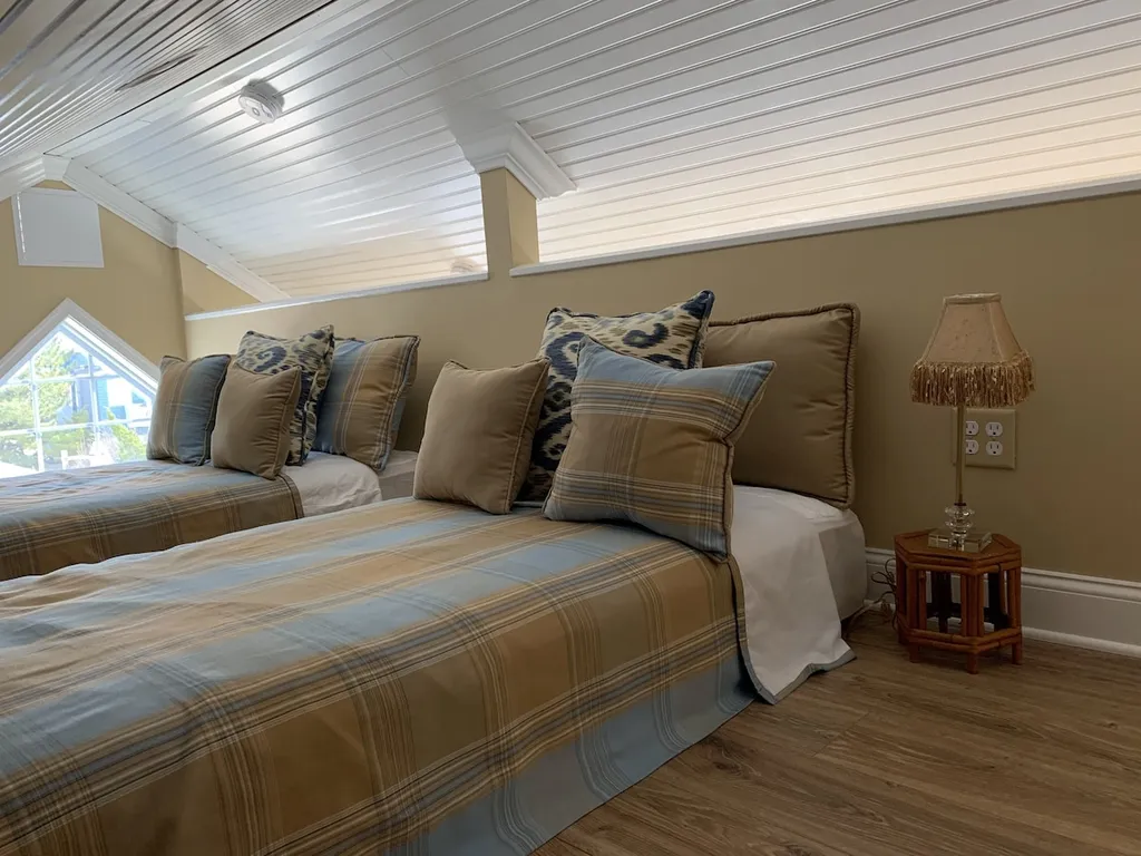 Two twin beds