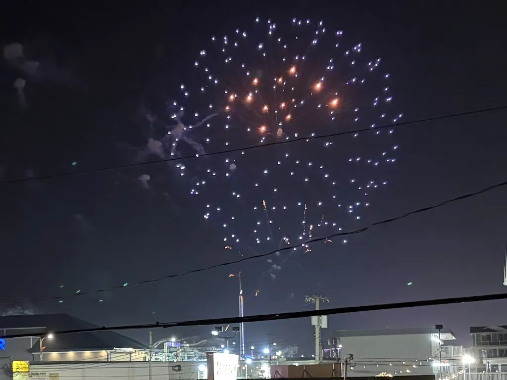 Fireworks from Outdoor Deck