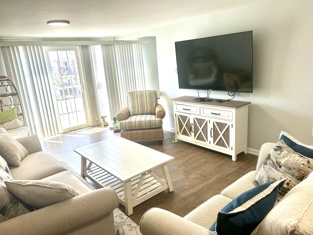 Living room with pull out sofa 