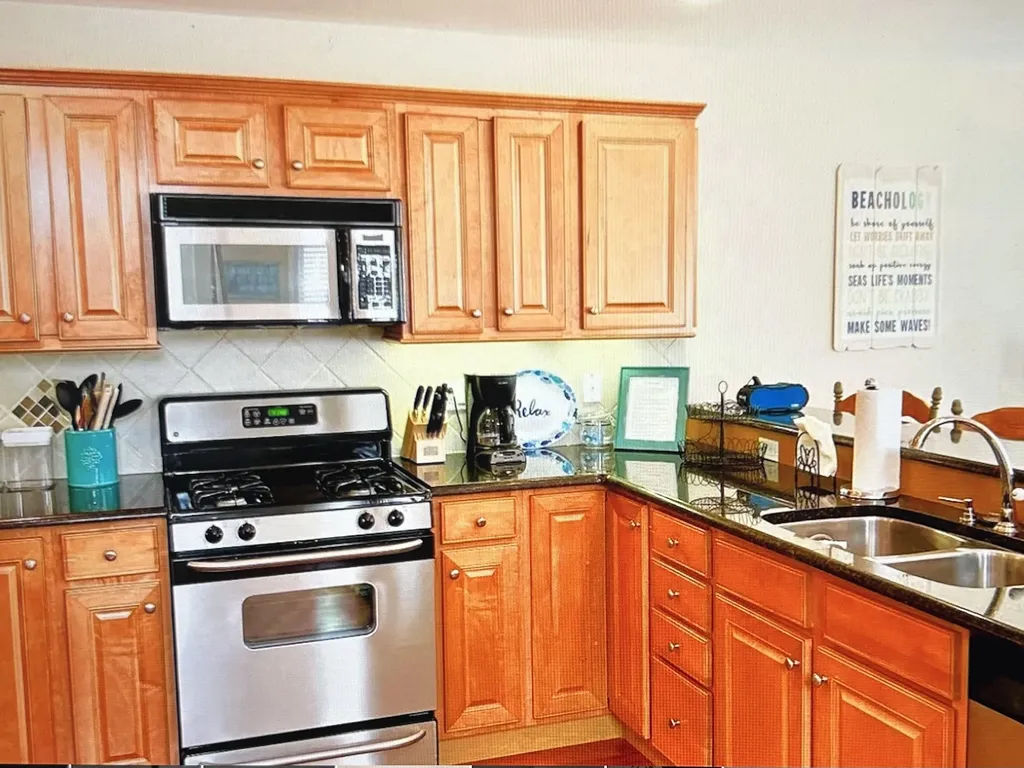 The kitchen, on the middle floor.