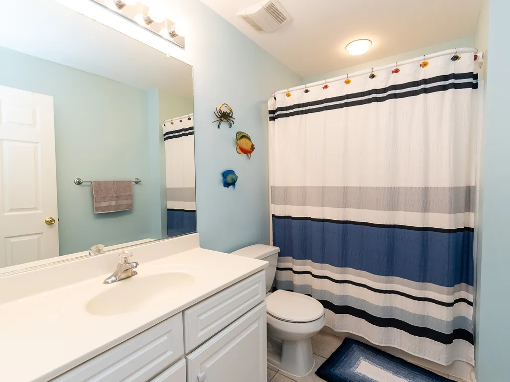 Main level hall bathroom