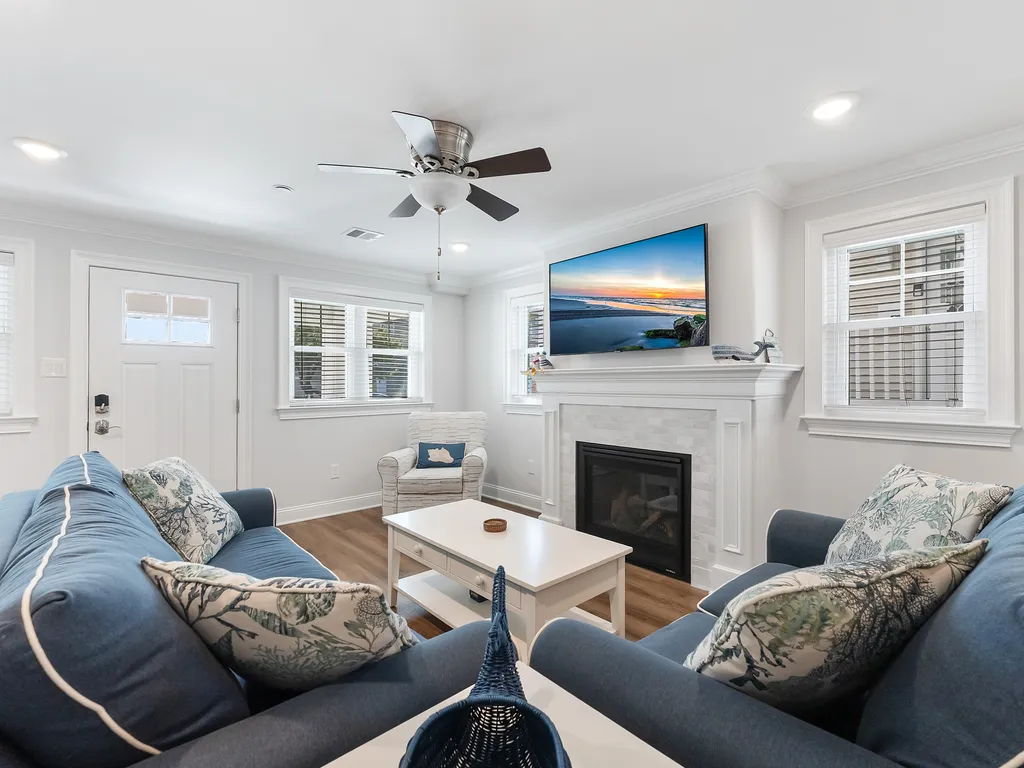 Living Room with Fireplace