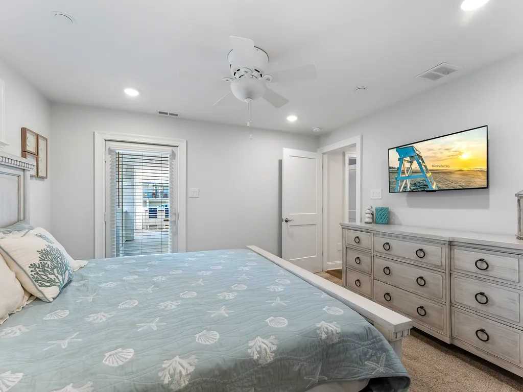 Master Bedroom with Patio Access